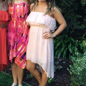 Forever 21 brand light weight, high-low soft link dress, size M